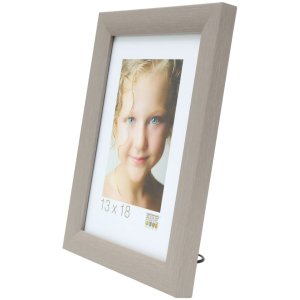 wooden frame S54S beige 13,0 x13,0 cm