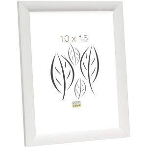 wooden frame S54S white 13,0 x13,0 cm