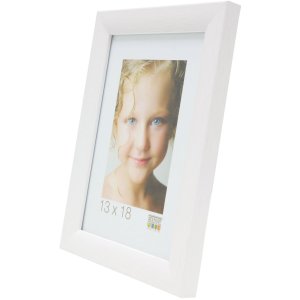 wooden frame S54S white 15,0 x23,0 cm