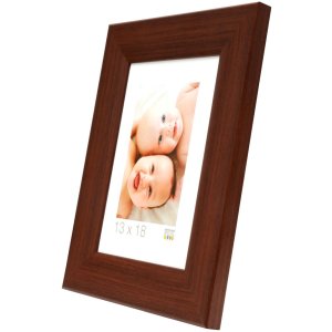 photo frame brown wood 20,0 x20,0 cm S53GH