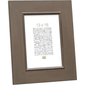 photo frame brown wood 10,0 x15,0 cm S48SS