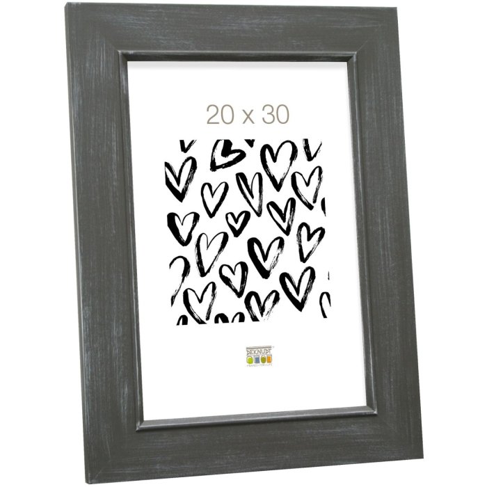 photo frame grey wood 10,0 x15,0 cm S48SS