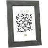 photo frame grey wood 10,0 x15,0 cm S48SS