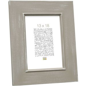 photo frame beige wood 24,0 x30,0 cm S48SS