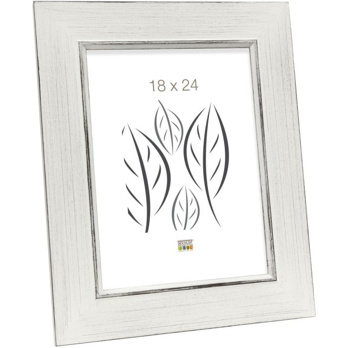 photo frame white wood 13,0 x18,0 cm S48SK