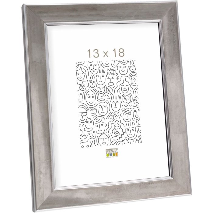 photo frame silver wood 18,0 x24,0 cm S45YD