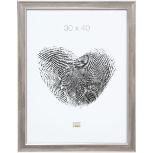 photo frame silver wood 18,0 x24,0 cm S45YD