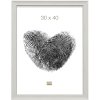 photo frame white resin 18,0 x24,0 cm S45WF