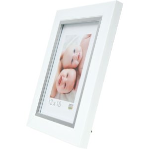 photo frame white resin 10,0 x15,0 cm S45VK