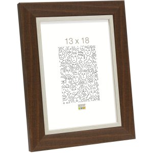 photo frame brown resin 10,0 x15,0 cm S45VH