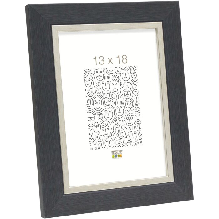 photo frame grey resin 18,0 x24,0 cm S45VF