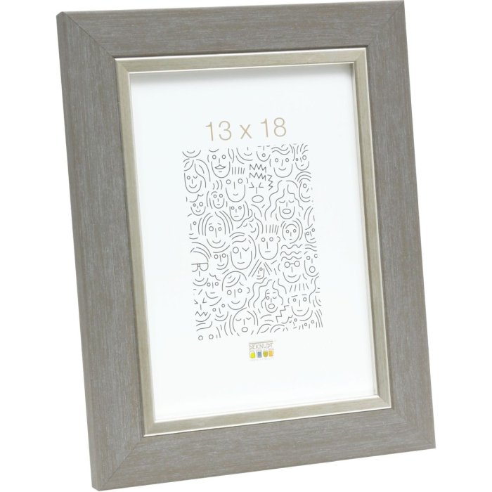 photo frame grey resin 13,0 x18,0 cm S45VF