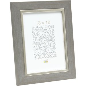 photo frame grey resin 18,0 x24,0 cm S45VF