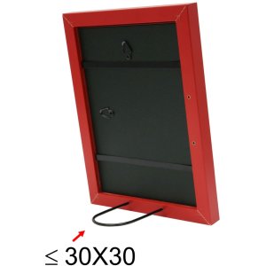 wooden frame S45S red 10,0 x15,0 cm