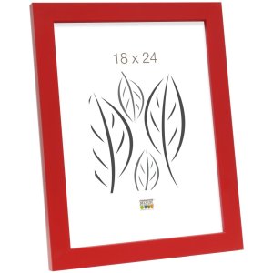 wooden frame S45S red 30,0 x40,0 cm