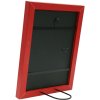 wooden frame S45S red 60,0 x80,0 cm