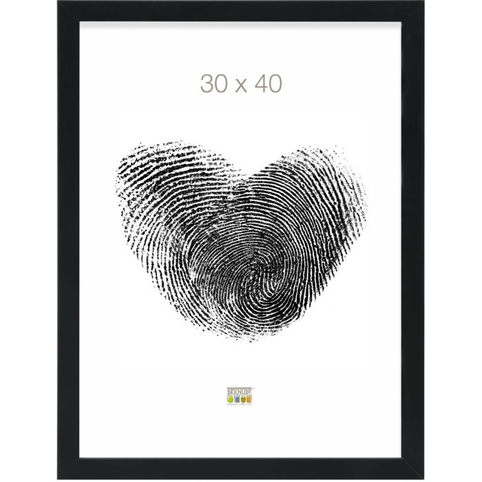 wooden frame S45S black 18,0 x24,0 cm