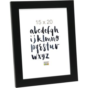 wooden frame S45S black 18,0 x24,0 cm