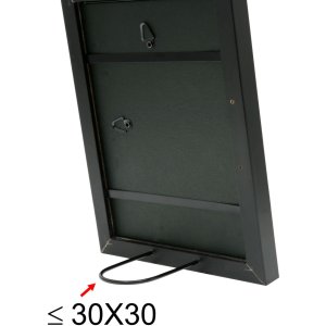 wooden frame S45S black 30,0 x45,0 cm