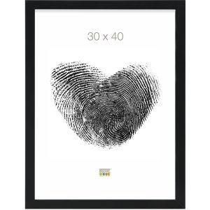 wooden frame S45S black 50,0 x70,0 cm