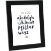 wooden frame S45S black 50,0 x70,0 cm