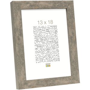 picture frame grey-beige wood 50,0 x70,0 cm S45RC