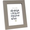 photo frame taupe wood 15,0 x20,0 cm S45PK