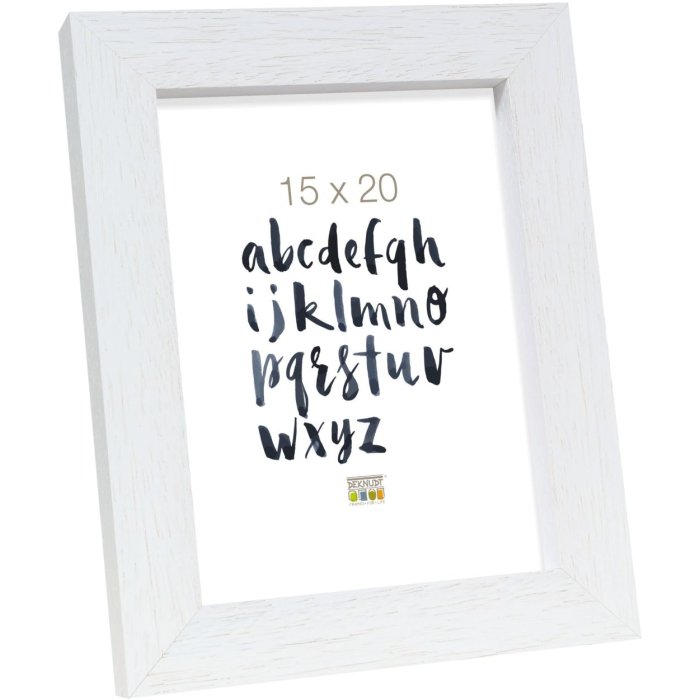 photo frame white wood 18,0 x24,0 cm S45PK