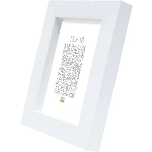 photo frame white wood 18,0 x24,0 cm S45PK