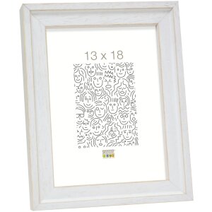 photo frame white wood 15,0 x20,0 cm S45ES