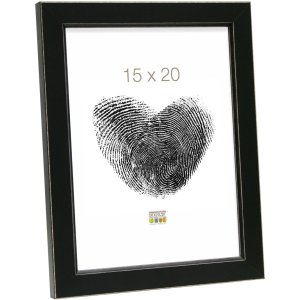 photo frame black wood 10,0 x15,0 cm S45DK