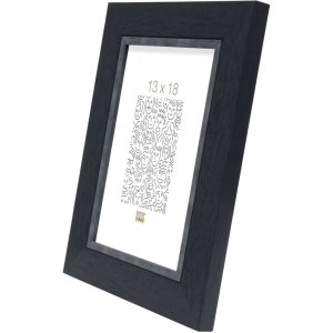 photo frame black resin 24,0 x30,0 cm S45CF