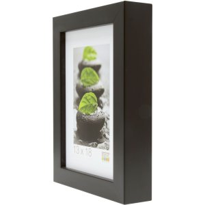 photo frame black wood 10,0 x15,0 cm S43DL