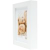 photo frame white wood 10,0 x15,0 cm S43DL