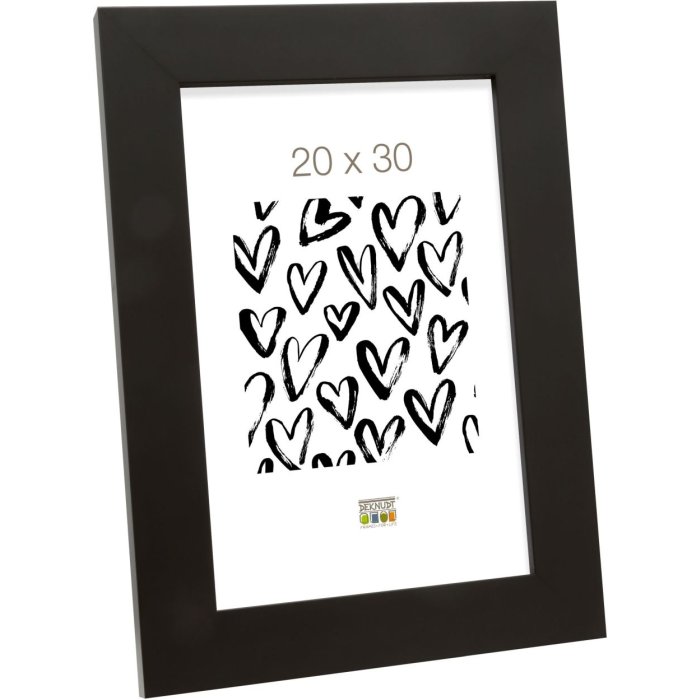 Deknudt Wooden Picture Frame S43BK black 13x18 cm