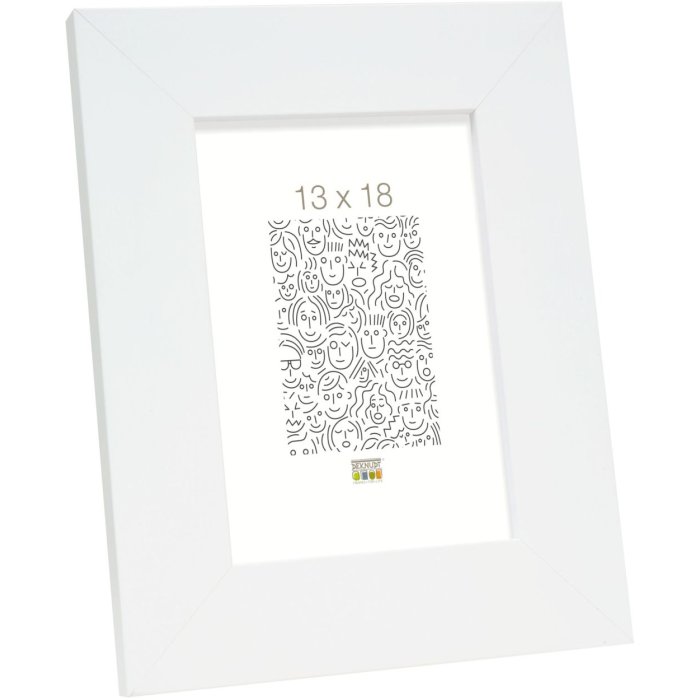 photo frame white wood 20,0 x25,0 cm S43BK