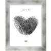 photo frame silver wood 18,0 x24,0 cm S43BD