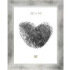 photo frame silver wood 30,0 x40,0 cm S43BD