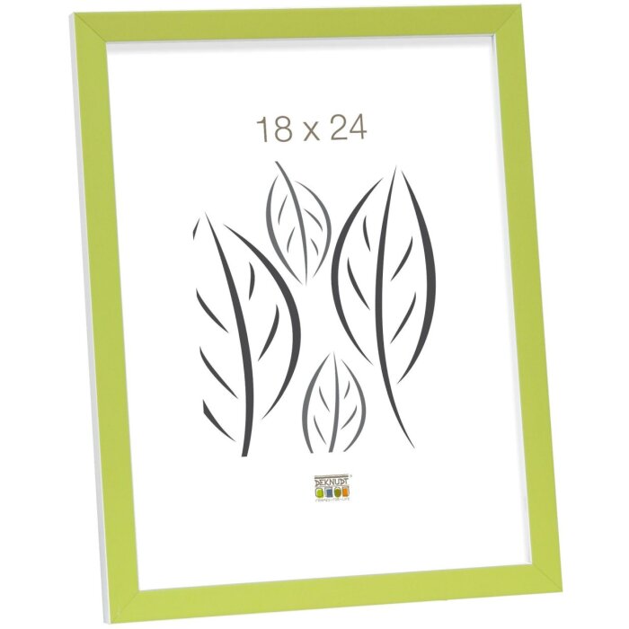 photo frame green-white wood 20,0 x30,0 cm S43AL