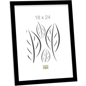 photo frame black-white wood 15,0 x15,0 cm S43AL