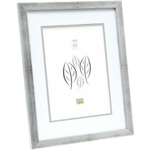 S43AD1P1 wooden frame silver 20x25 cm mat