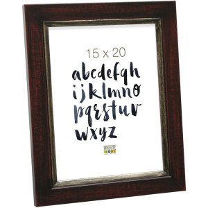 photo frame black-brown wood 10,0 x15,0 cm S42LF