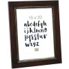 photo frame black-brown wood 20,0 x25,0 cm S42LF