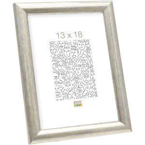 photo frame S40CD2 silver wood 10,0 x15,0 cm