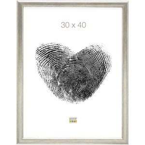 photo frame S40CD2 silver wood 30,0 x40,0 cm