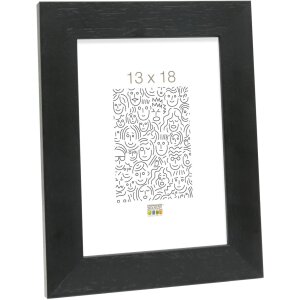 wooden frame S226K2 black 13,0 x18,0 cm