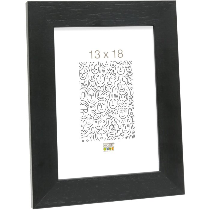 wooden frame S226K2 black 15,0 x20,0 cm