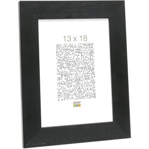 wooden frame S226K2 black 24,0 x30,0 cm