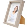 photo frame with mount taupe wood 18,0 x24,0 cm;13,0 x18,0 cm S223K