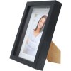 photo frame with mount black wood 18,0 x24,0 cm;13,0 x18,0 cm S223K